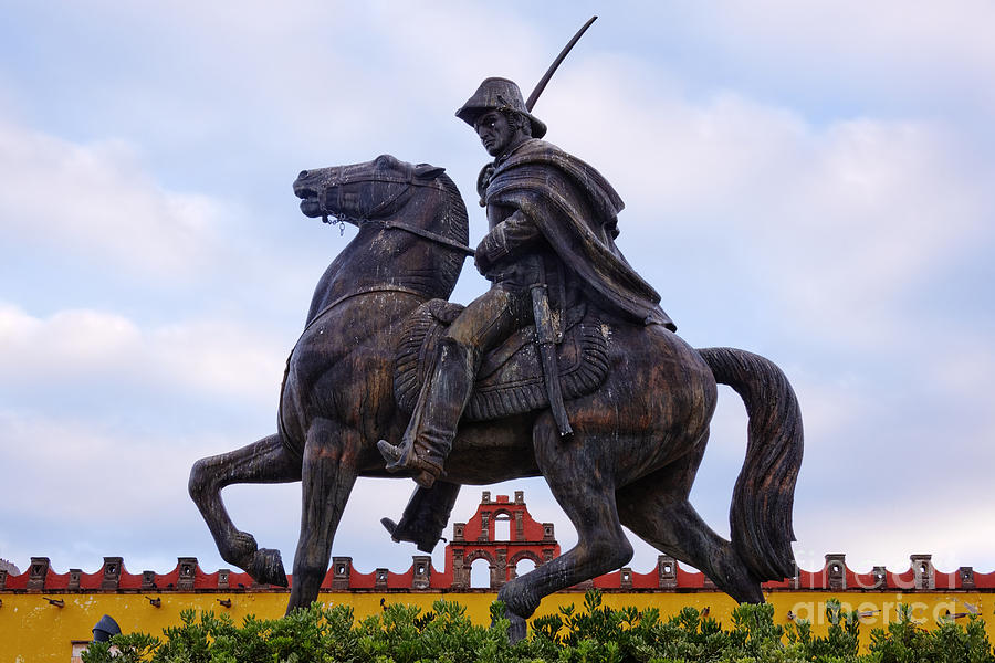 Statue of Mexican Revolutionary Photograph by Jeremy Woodhouse Fine