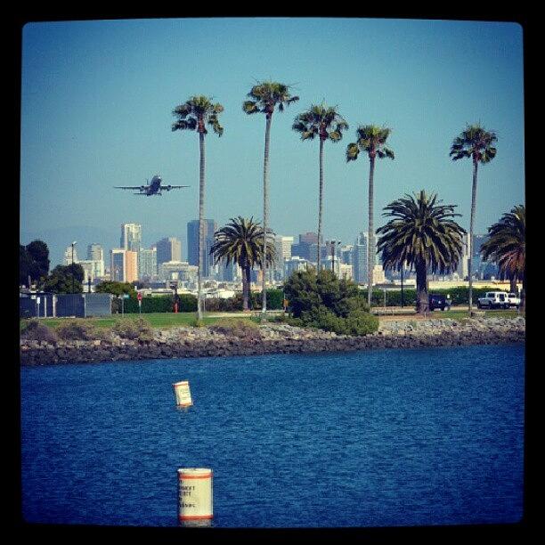 Airplane Photograph - stay Classy San Diego. #airplane by DaNeil Olsen