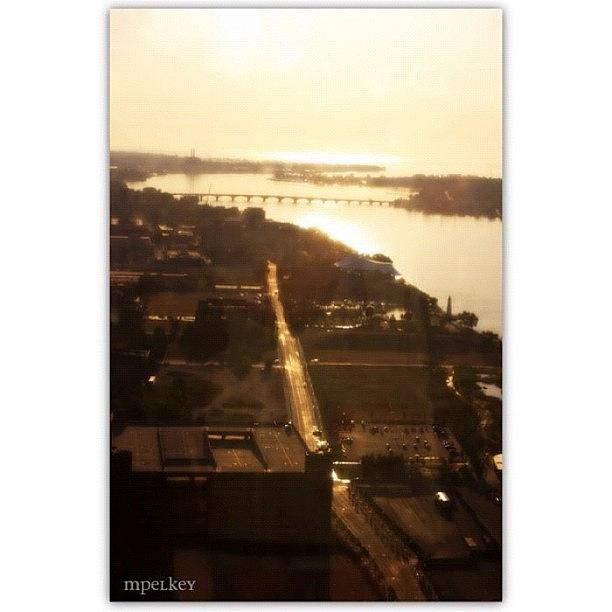Detroit Photograph - Stay Golden... A View Out My Hotel by Margie P