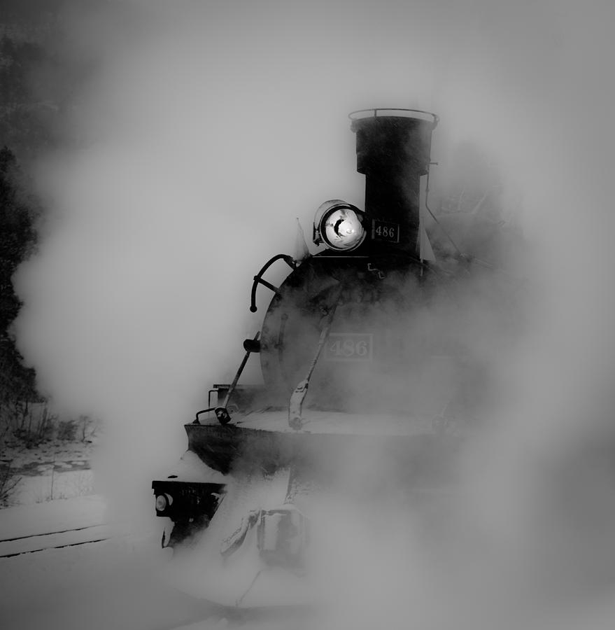 Winter Photograph - Steam Blanket by Patrick  Flynn