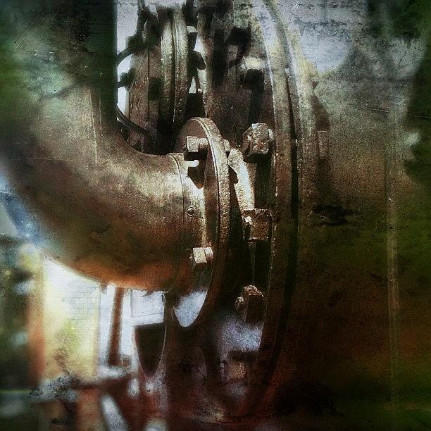 Vintage Photograph - Steam Boiler #iphoneography #vintage by Dave Lee