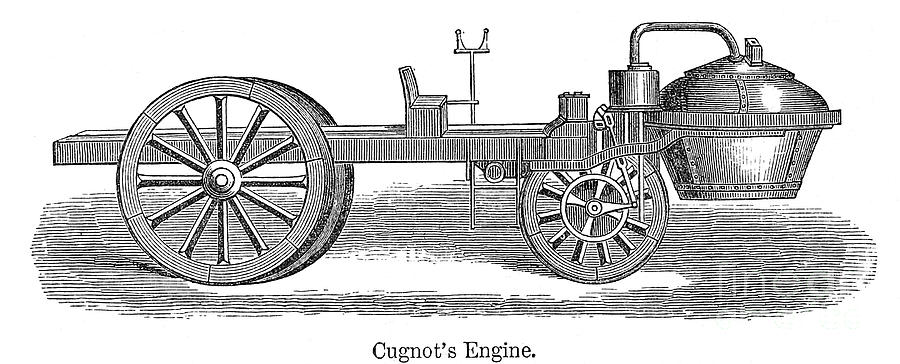 STEAM CARRIAGE, c1770 Photograph by Granger - Pixels