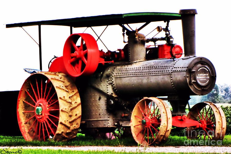 Steam Engine Tractor  Photograph by September Stone
