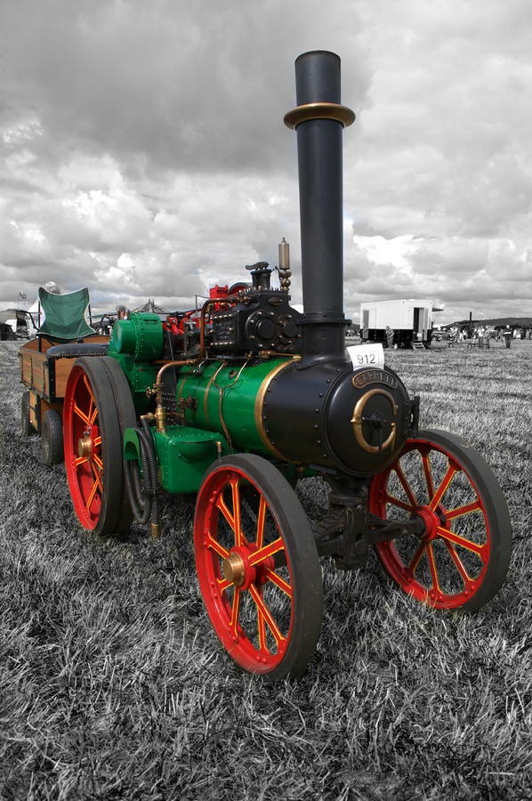 Steam Tractor. Photograph by Chris Day