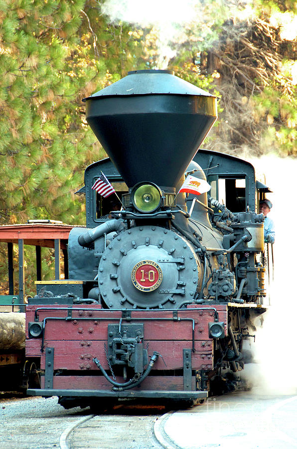 Train Photograph - Steam Train by Jason Waugh