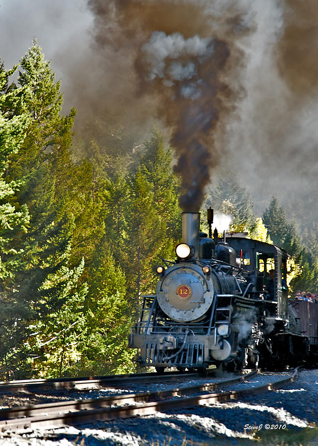 Steaming Back To Silver Plume Photograph by Stephen Johnson