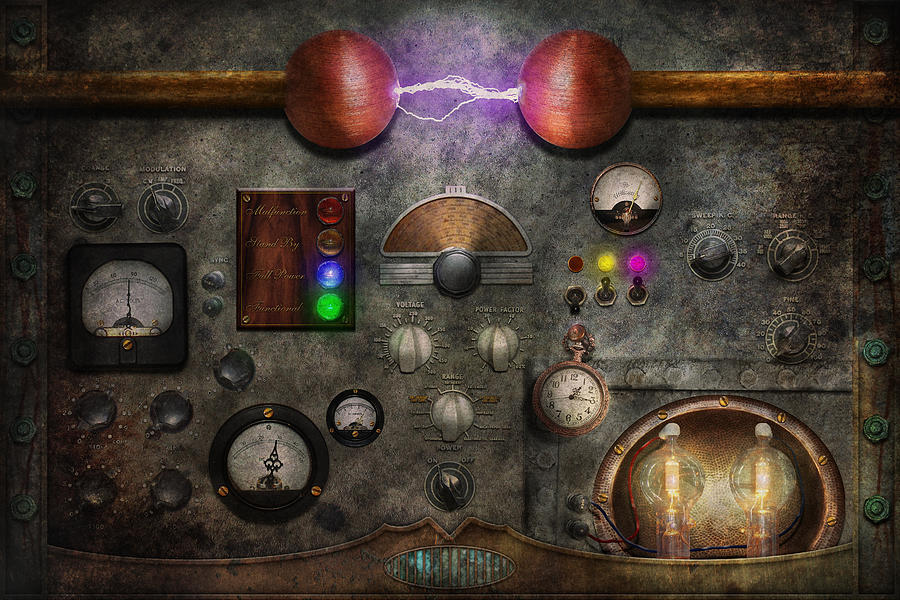 Steampunk - The Modulator Digital Art by Mike Savad