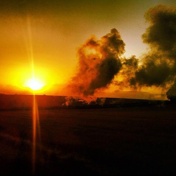 Steamrail Watercress Line Sunset Photograph by Carl Edge