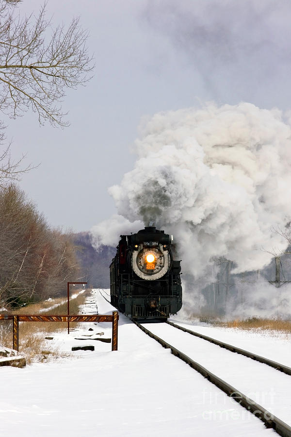 Steamtown Excursion Train Photograph by Michael P Gadomski and Photo Researchers 
