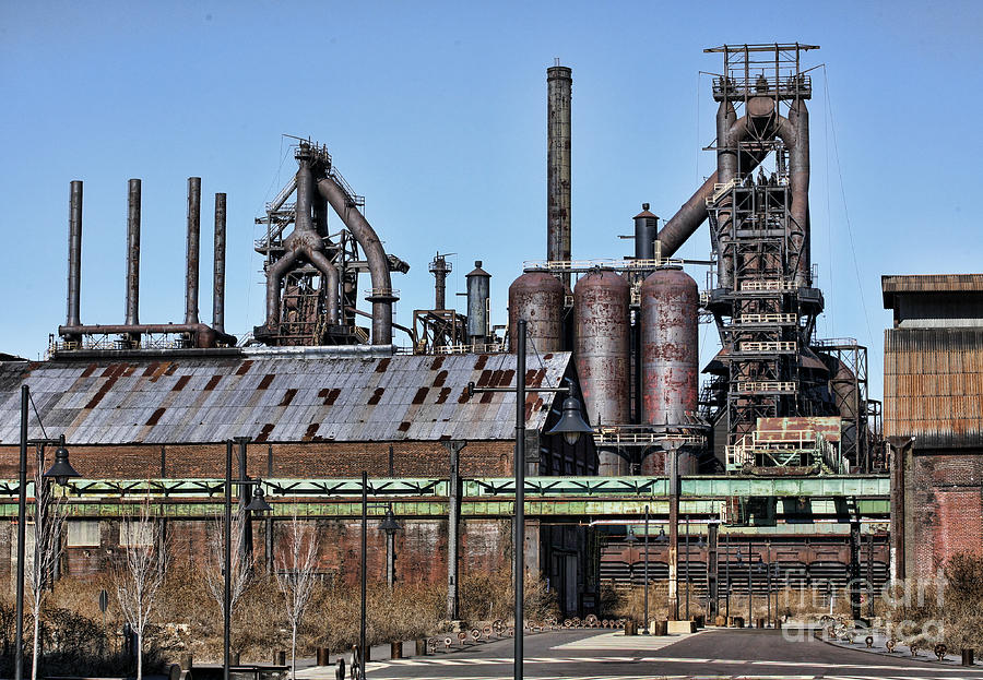Steel Blast Furnace II Bethlehem Steel  Photograph by Chuck Kuhn