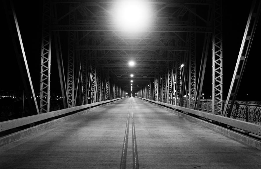 Steel Bridge Night Photograph By Ty Helbach