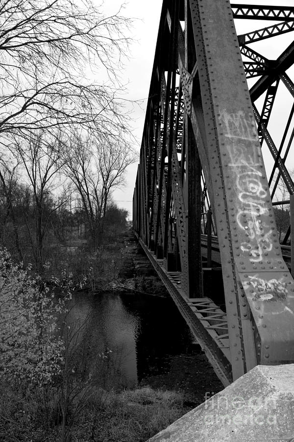 Steel Train Bridge Photograph by Ms Judi