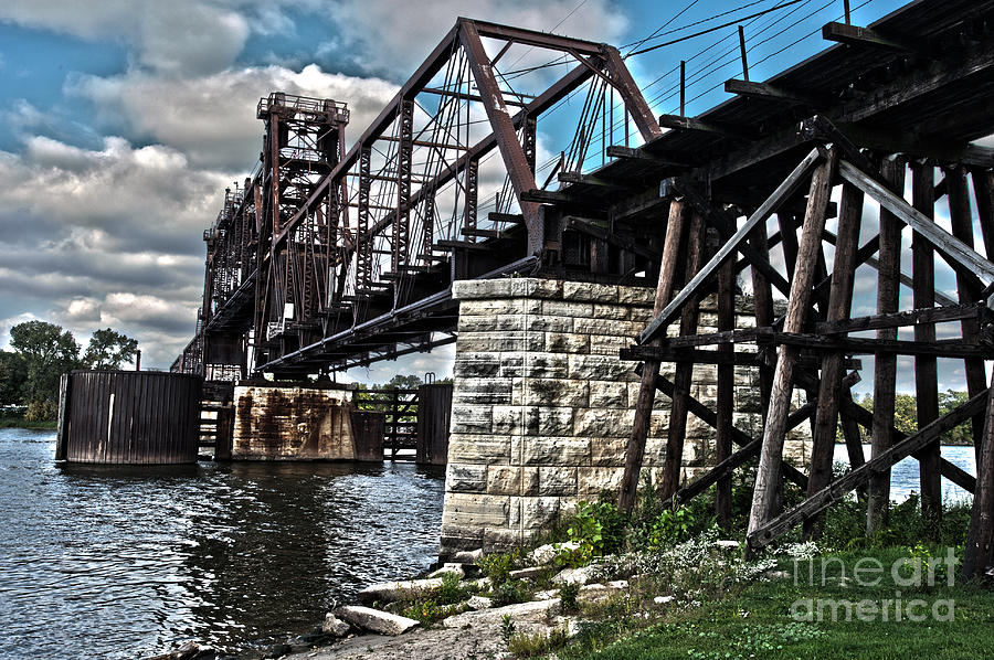 Transportation Photograph - Steel Water hdr number 7 by Alan Look