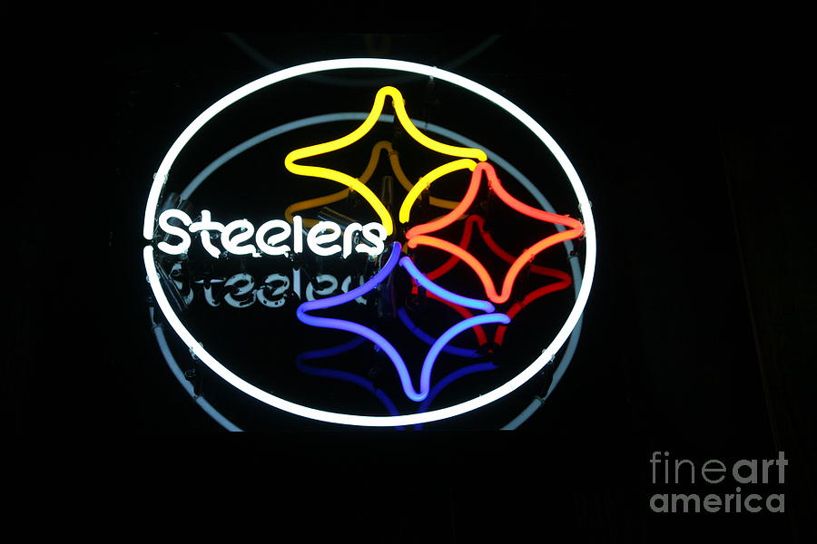 Pittsburgh Steelers Triangle Logo LED Neon Sign