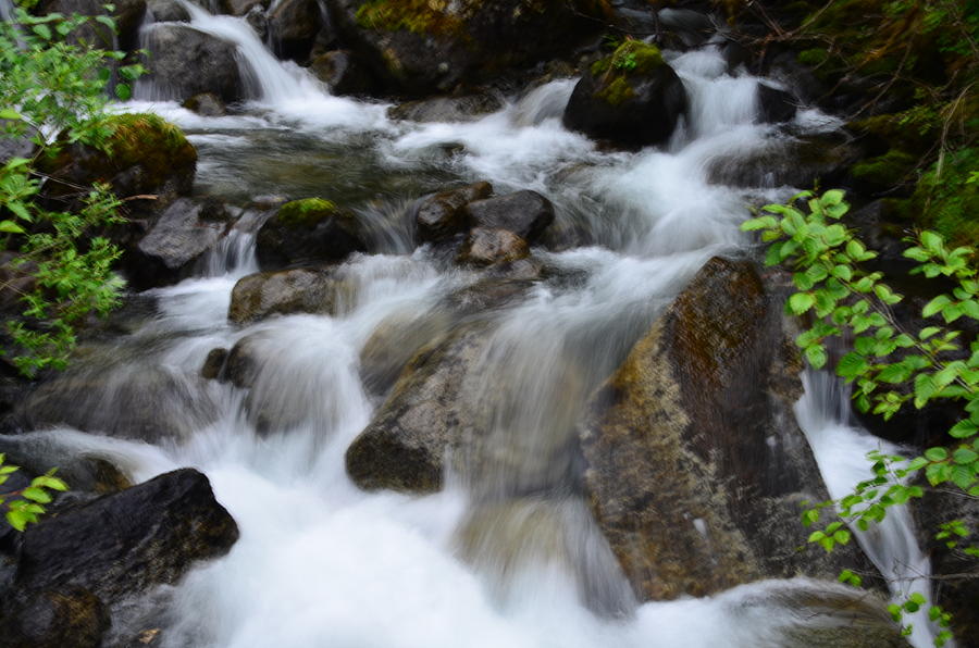 Steep Creek Waterfall Photograph by Light Shaft Images - Fine Art America