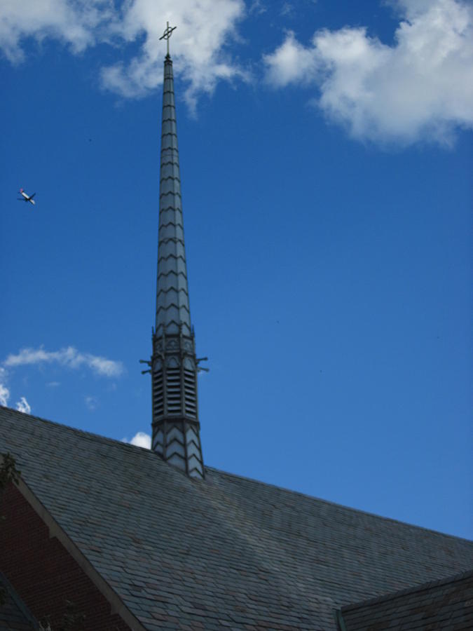 Steeple in the Clouds Photograph by Guy Ricketts - Fine Art America