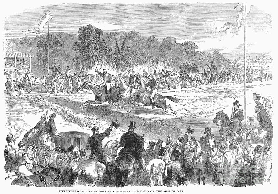 Steeplechase, 1864 Photograph by Granger