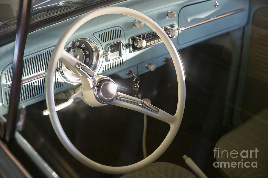 Steering Wheel and Dashboard Photograph by Andersen Ross - Fine Art America