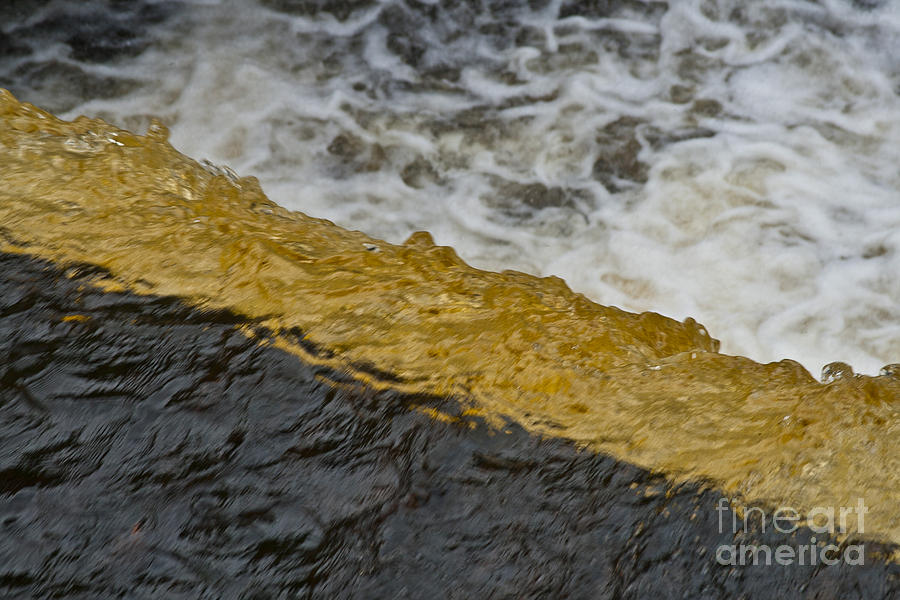 Nature Photograph - Step in the River 2 by Heiko Koehrer-Wagner