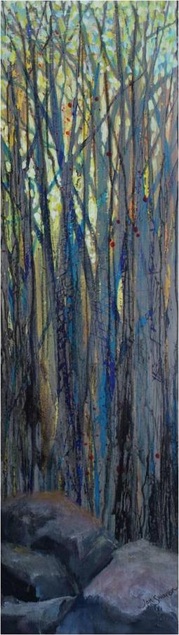 Tree Painting - Stepping Stones by Jan Swaren
