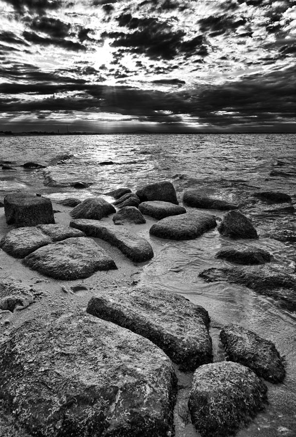 Beach Photograph - Stepping Stones on Great South Bay by Rick Berk