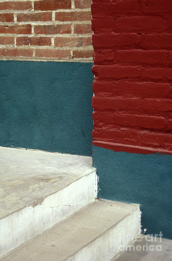 STEPS AND RECTANGLES Mexico Photograph by John  Mitchell