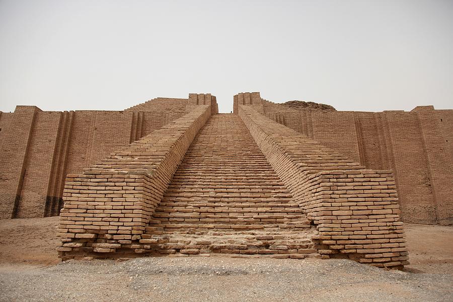 History Photograph - Steps Of The Ziggurat Of Ur Built by Everett