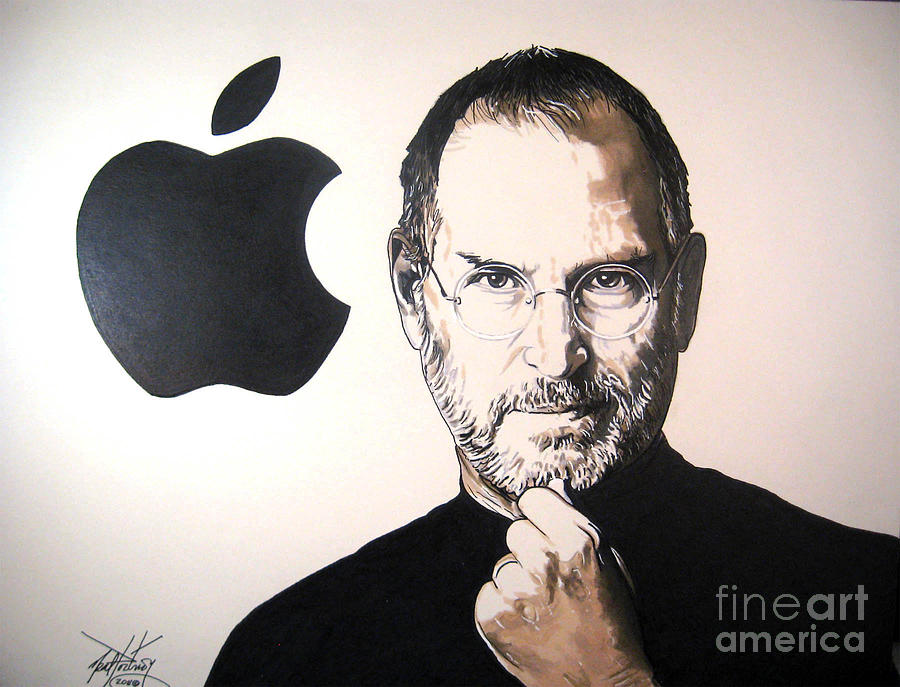 Steve Jobs Drawing by Neal Portnoy Fine Art America
