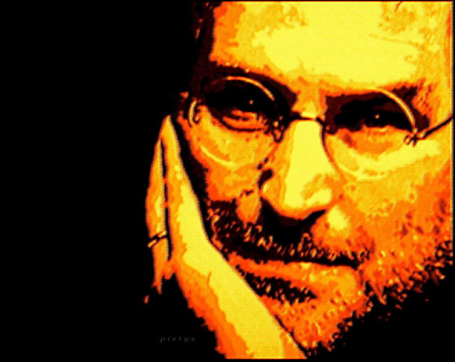 Steve Jobs Patience Digital Art by Piety Dsilva