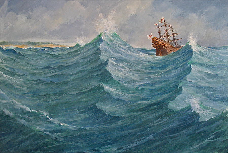 Still Afloat But Different Direction And Purpose Metaphorically Speaking  Painting by Cliff Spohn