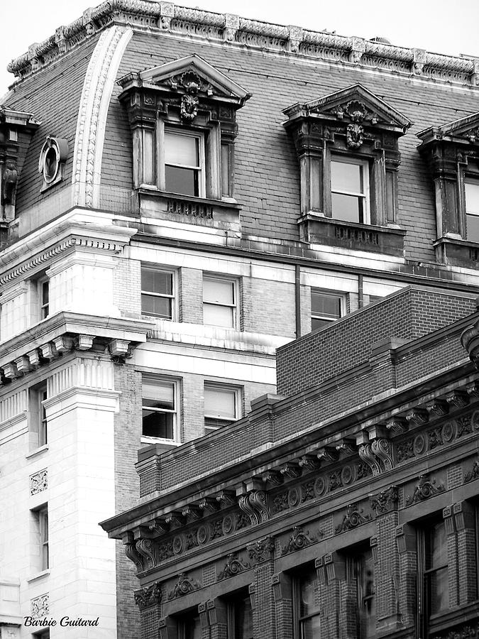 Architecture Photograph - Still Black and White by Barbie Guitard 