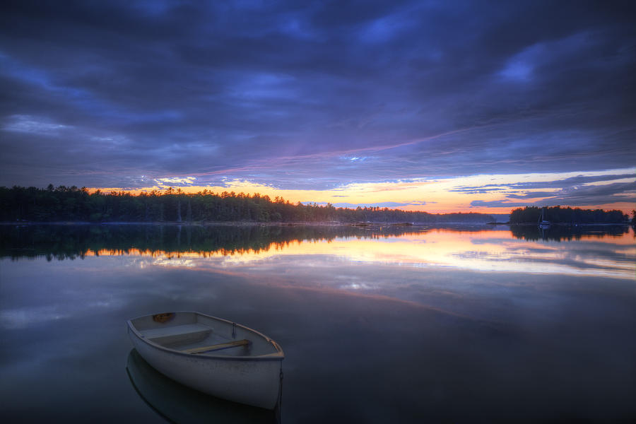 Nature Photograph - Still Lake by Zarija Pavikevik