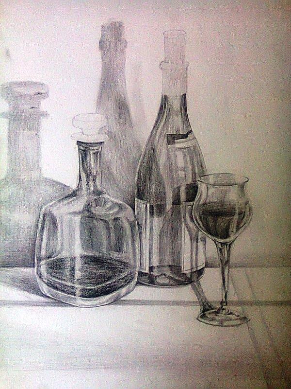 still Life Drawing by Hina Fawad - Fine Art America