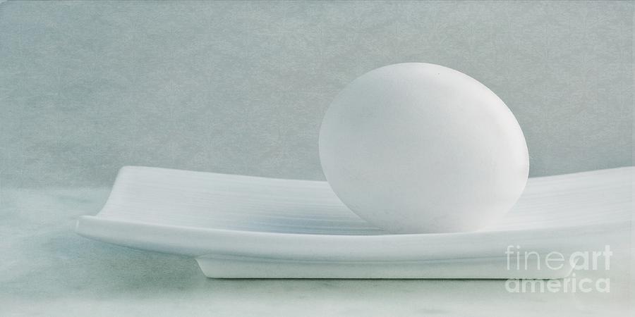 Chicken Photograph - Still Life With An Egg by Priska Wettstein