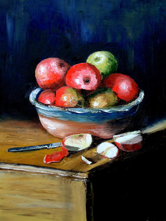 Still Life with Apples Painting by Emma Boyce - Pixels