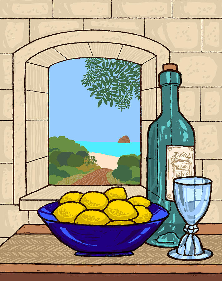Still life with lemons by David Burkart Still life with lemons by David Burkart