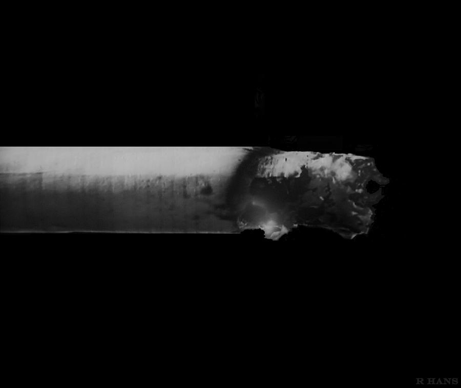 Abstract Photograph - STILL SMOKING in BLACK AND WHITE by Rob Hans