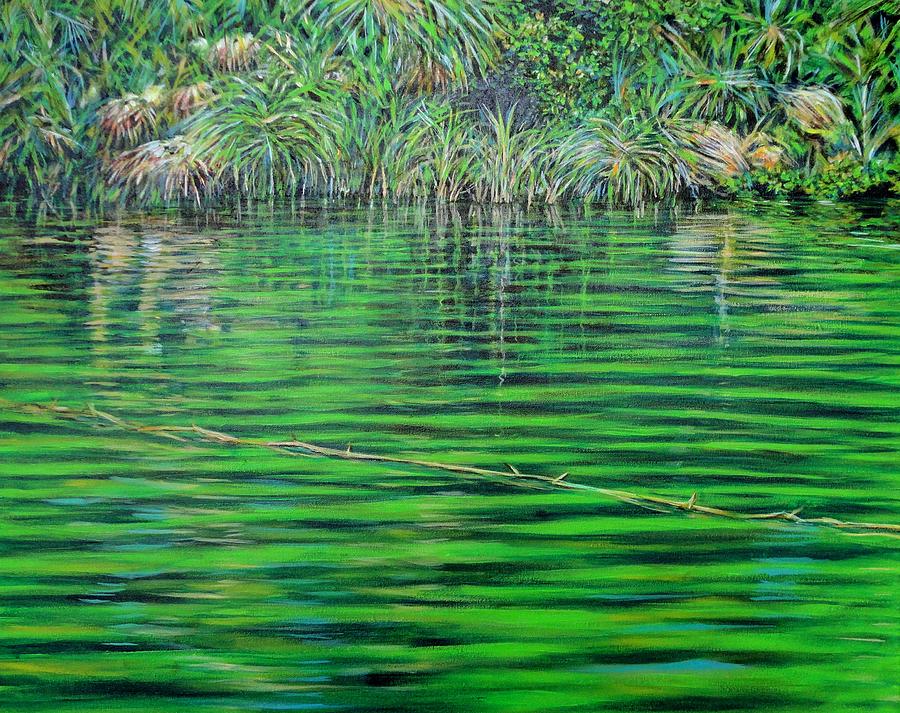 Still Waters Painting by Usha Shantharam