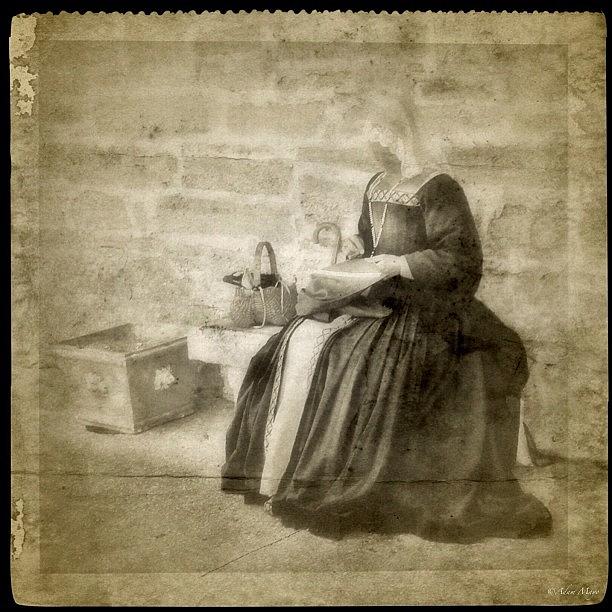 Cool Photograph - Stitcher Woman - Saint George Street by Photography By Boopero