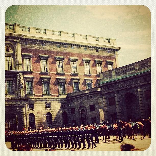 Swedish Photograph - Stockholm Changing Of The Guards by Natasha Marco