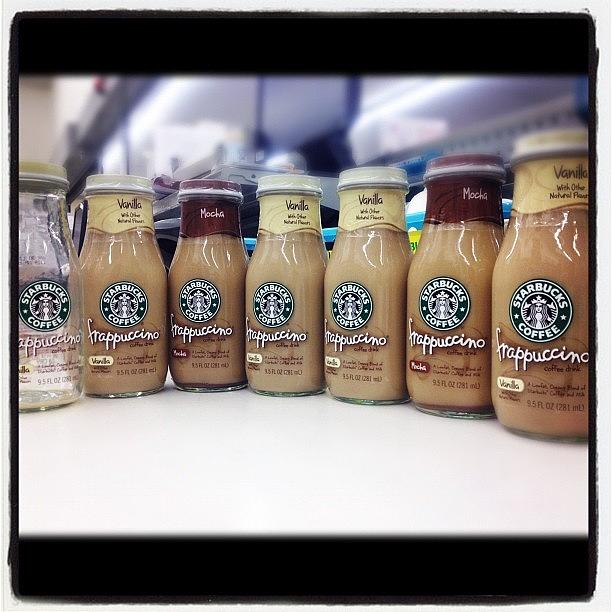 Coffee Photograph - Stocking Up On My Starbuck Drinks by Zyrus Zarate