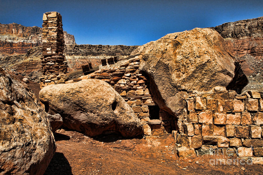 Stone Dwelling Photograph by Edward R Wisell