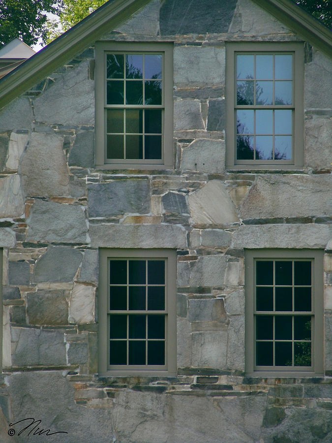 Stonehouse Windows Photograph by Nancy Griswold