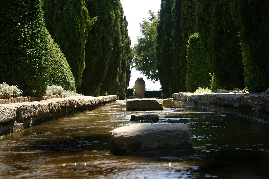 Stones in the water at Balchik Garden Photograph by Emanuel Tanjala