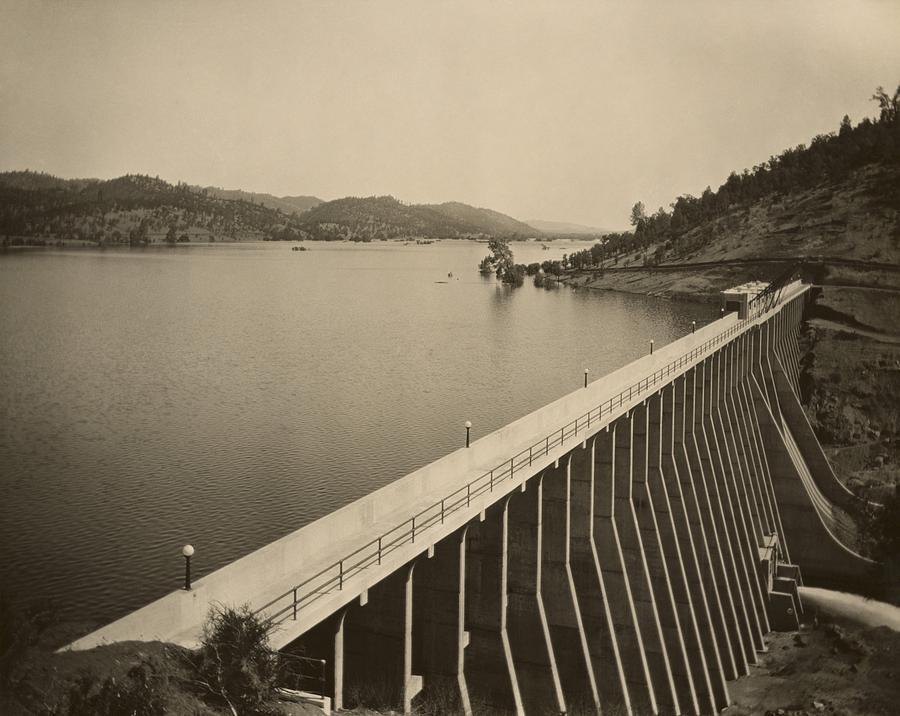 Stony Gorge Dam In Northern California Photograph by Everett