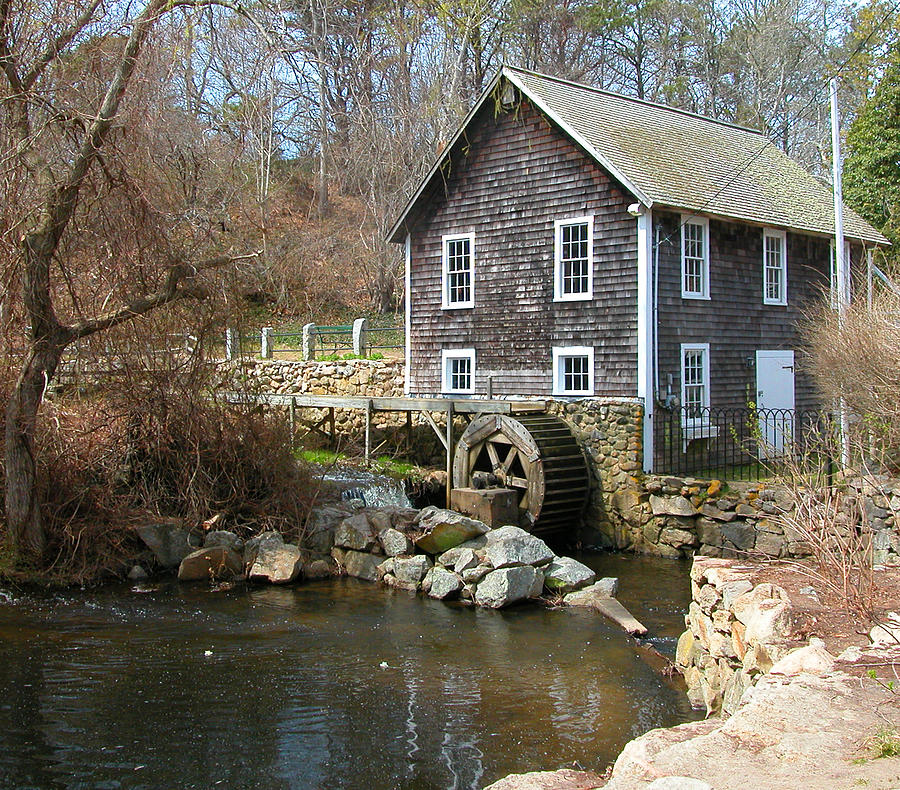 Stonybrook Gristmill in MA Photograph by Cathy Kovarik