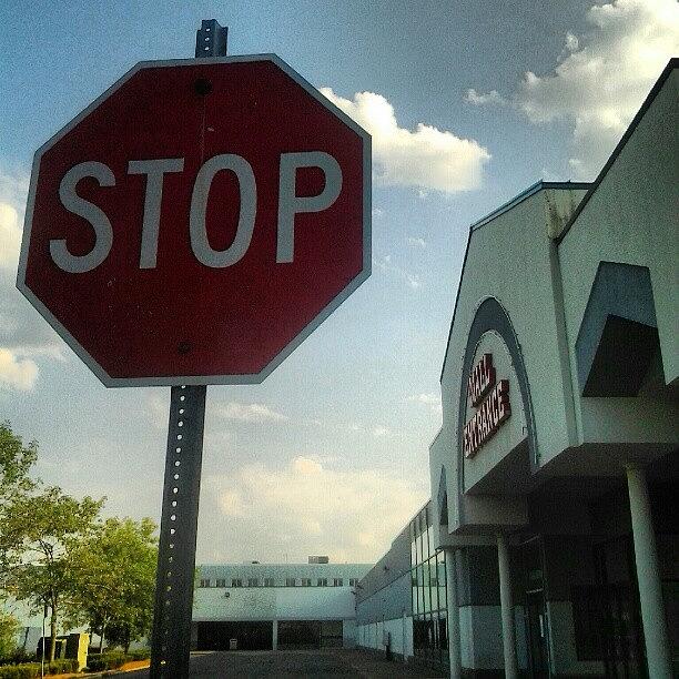 Sign Photograph - Stop - No Stores Here #sign #instasign by Haley BCU