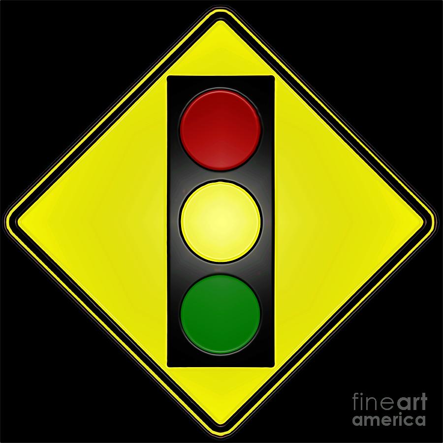 Stop Light Digital Art by Dale   Ford