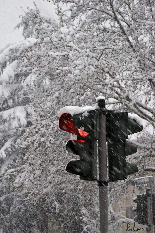 Stop the snow Photograph by Raffaella Lunelli