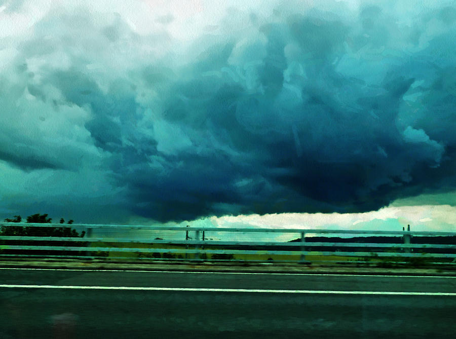 Storm Approaching  Digital Art by Steve Taylor